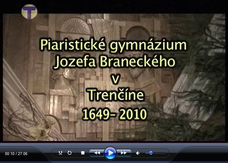 Mozaika o Piar. gym. Jozefa Braneckého v Trenčíne